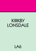 Kirkby Lonsdale A3 Print: Monopoly Style